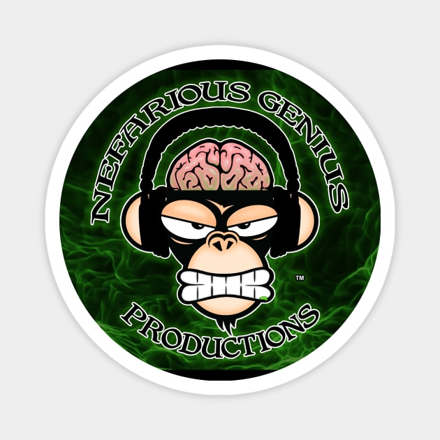 Nefarious Genius Productions Magnet by NeilGlover